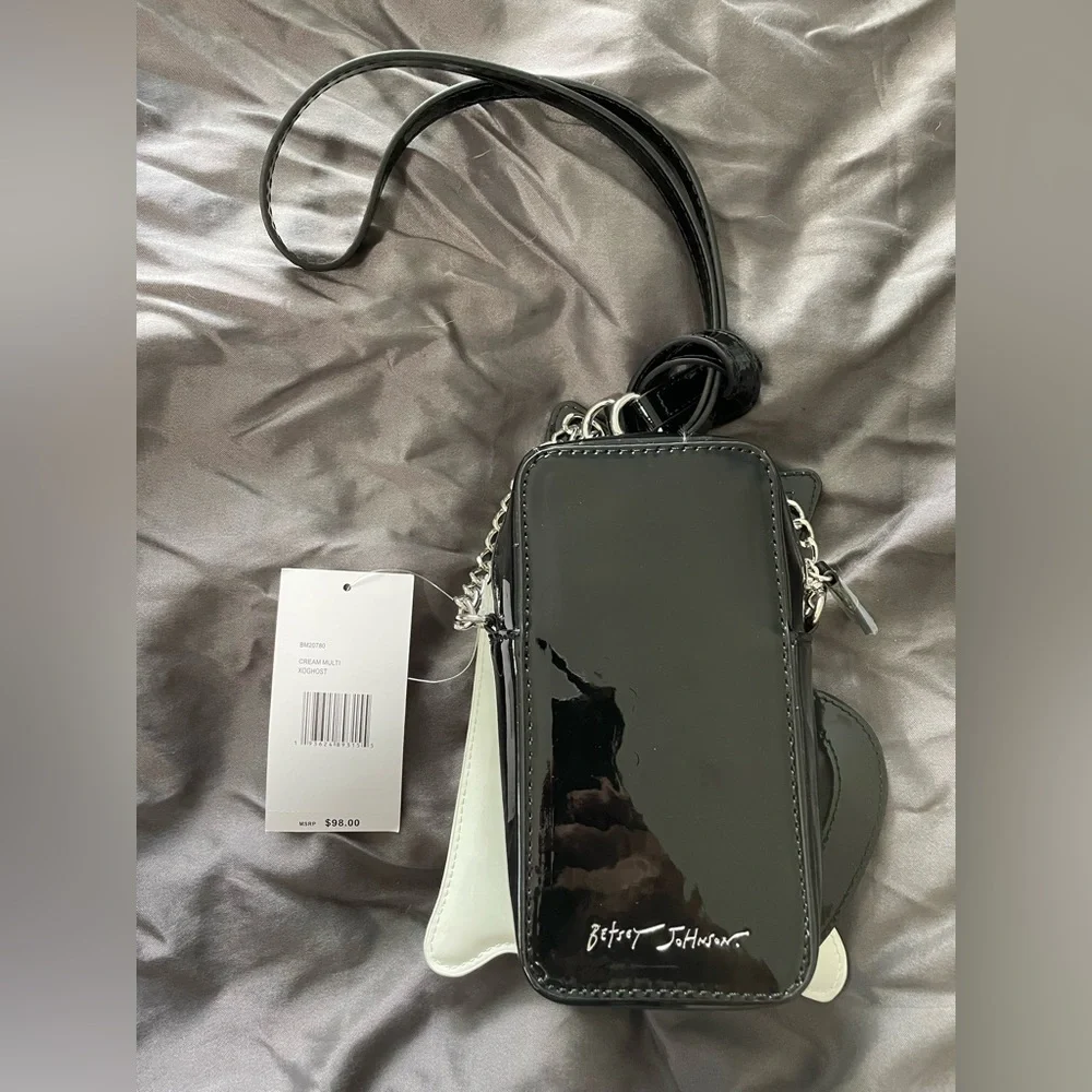 Betsey Johnson Glow in the Dark Cat Purse - Picture 2 of 3